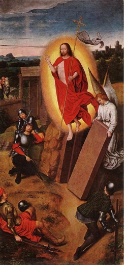 Hans Memling - Zmartwychwstanie - Szpmvszeti Mzeum, Budapeszt